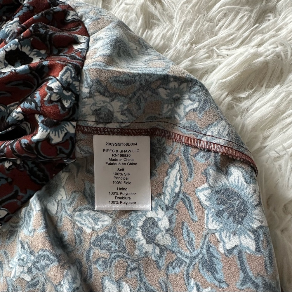 Veronica Beard Anjali Floral Mini Dress Silk Size 4 - Picture 10 of 12